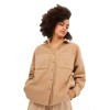 Stradivarius Fleece Shirt Jacket (Dewasa)