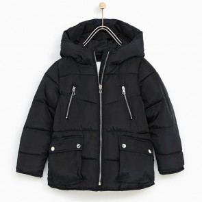 sewa-Pakaian & Kostum-Zara Fleece Lined Puffer Jacket 7-8, 8-9, 9-10, 10 -11, 11 -12 Tahun