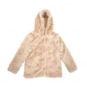 sewa-Pakaian & Kostum-Zara Girls Faux Fur Hoodie