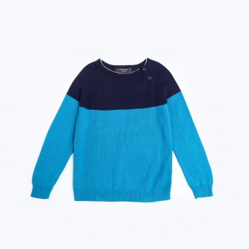 sewa-Perlengkapan Musim Dingin-Coldwear Sweater Two Tone Blue 150