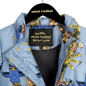 sewa-Perlengkapan Musim Dingin-Mini Rodini Totem Blue Winter Jacket