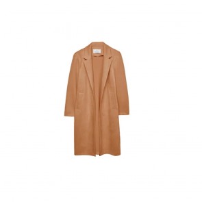 sewa-Perlengkapan Musim Dingin-Stradivarius Long Faux Suede Coat
