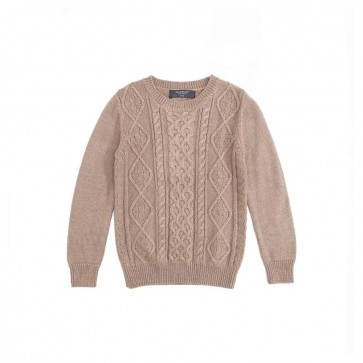 sewa-Jacket-Coldwear Kids Cable Knit Wool Blend Sweater