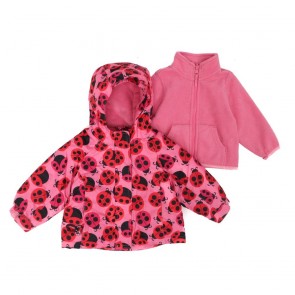 sewa-Pakaian & Kostum-The Children's Place Girls Lady Bug Winter Jacket