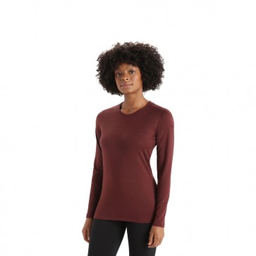 sewa-Perlengkapan Musim Dingin-Icebreaker Women's Merino 200 Oasis Long Sleeve Crewe Thermal Top