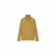 sewa--Uniqlo Heattech Fleece Turtleneck Long Sleeve T-Shirt  Mustard
