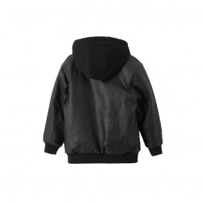 sewa-Jacket-LC Waikiki Kids Hooded Leather Look Boys Coat