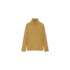 Uniqlo Heattech Fleece Turtleneck Long Sleeve T-Shirt  Mustard
