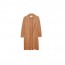 sewa-Perlengkapan Musim Dingin-Stradivarius Long Faux Suede Coat