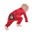 sewa-Perlengkapan Musim Dingin-Lazy One Bear Bum Red Infant Flapjacks