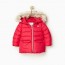 sewa-Baju Musim Dingin Anak-Zara Baby Red Winter Jacket 12 - 18, 18 - 24 Bulan, 3 - 4 Thn