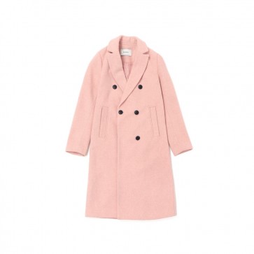sewa-Perlengkapan Musim Dingin-Stradivarius Coat Dusty Pink