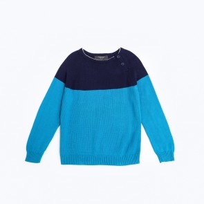 sewa-Perlengkapan Musim Dingin-Coldwear Sweater Two Tone Blue 150