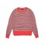 sewa-Perlengkapan Musim Dingin-Coldwear Ladies Oversize Cotton Pullover In Stripes M Dewasa