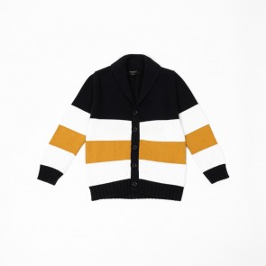 sewa-Jacket-Coldwear Cotton Stripe Cardigan