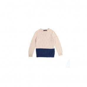 sewa-Perlengkapan Musim Dingin-Coldwear Wool Round Neck Colour Block Pullover 70/30