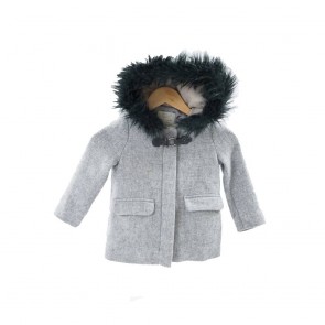 sewa-Baju Musim Dingin Anak-Zara Girls Grey Coat