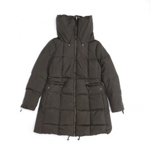 sewa-Perlengkapan Musim Dingin-Zara Women Olive Winter Puffer Jacket