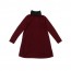 sewa-Pakaian & Kostum-Turtleneck Winter Dress Maroon