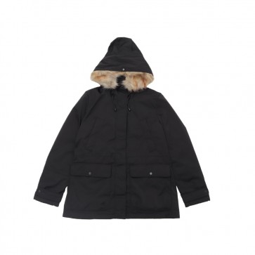 sewa-Perlengkapan Musim Dingin-Zara Women Black Parka L
