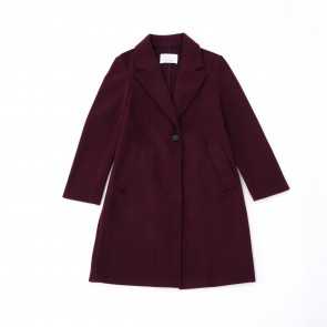 sewa-Perlengkapan Musim Dingin-Stradivarius Coat Maroon