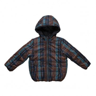 sewa-Perlengkapan Musim Dingin-Zara Boys Checked Reversible Jacket