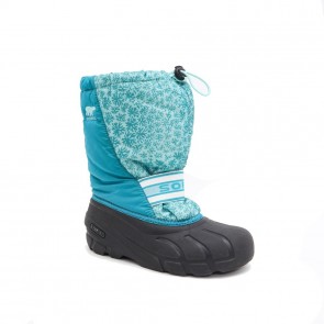 sewa-Sepatu-Sorel Youth Blue Snowflake Boot