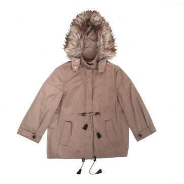sewa-Pakaian & Kostum-Zara Woman Cream Parka